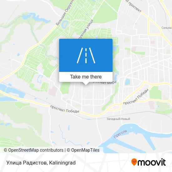 Улица Радистов map