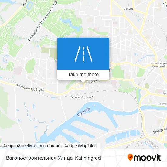 Вагоностроительная Улица map