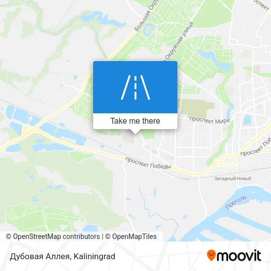 Дубовая Аллея map