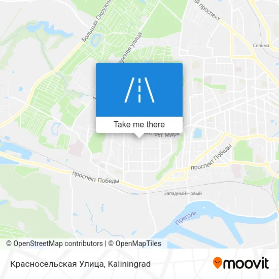 Красносельская Улица map