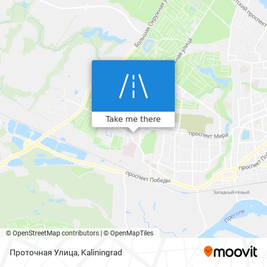 Проточная Улица map