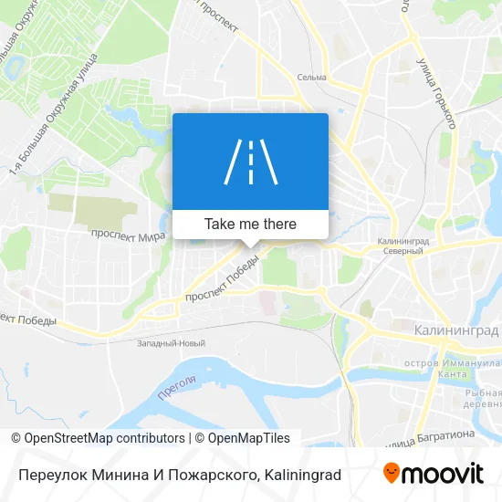 Переулок Минина И Пожарского map