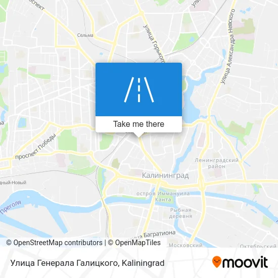 Улица Генерала Галицкого map