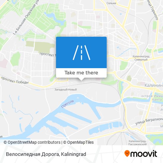 Велосипедная Дорога map