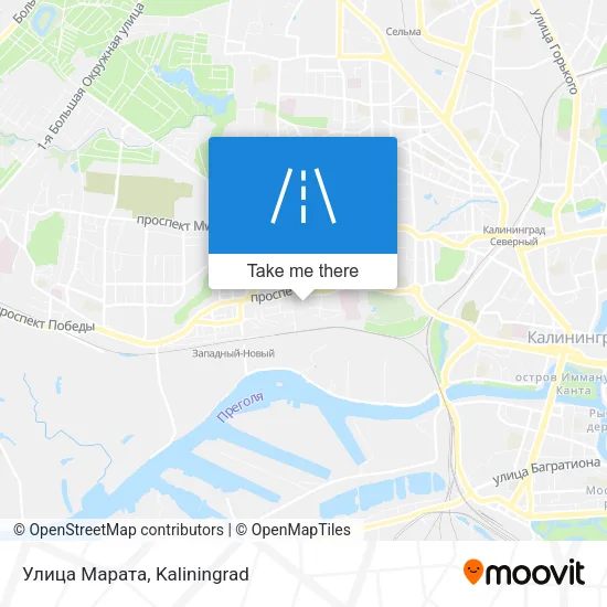 Улица Марата map