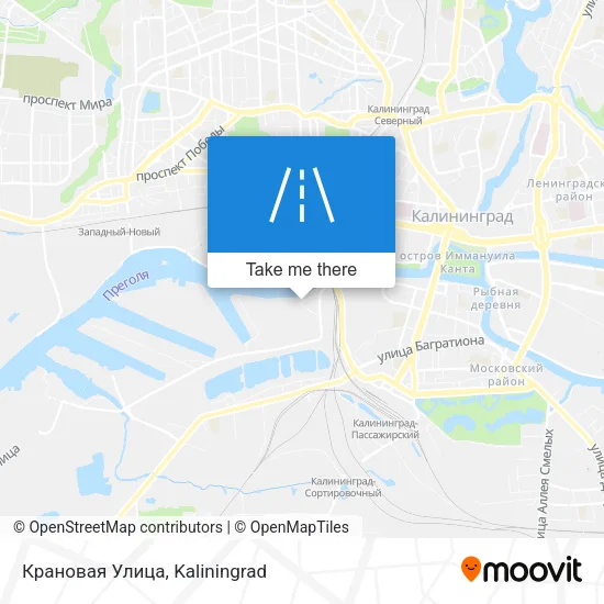 Крановая Улица map