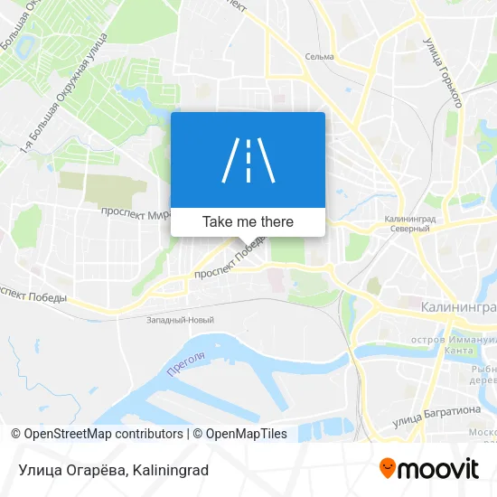 Улица Огарёва map