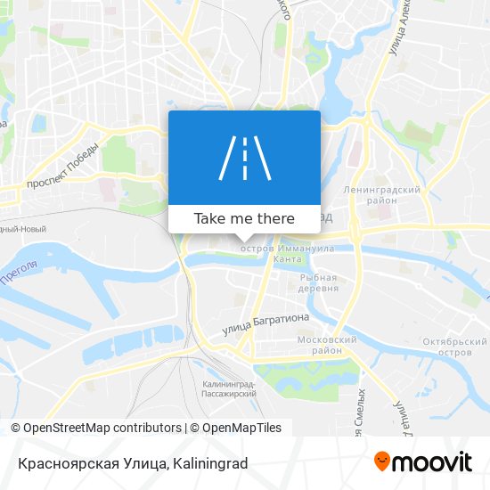 Красноярская Улица map