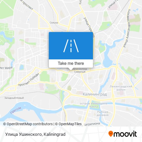 Улица Ушинского map