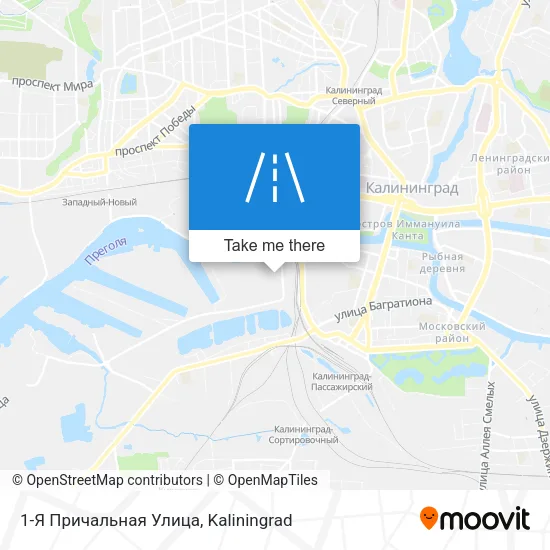 1-Я Причальная Улица map