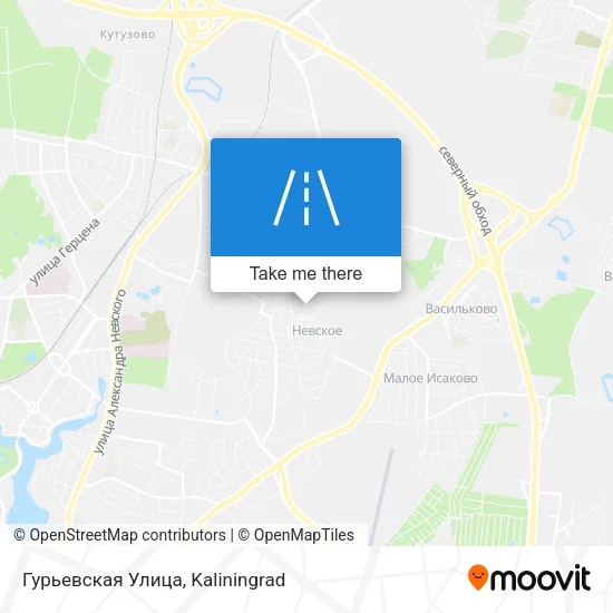 Гурьевская Улица map