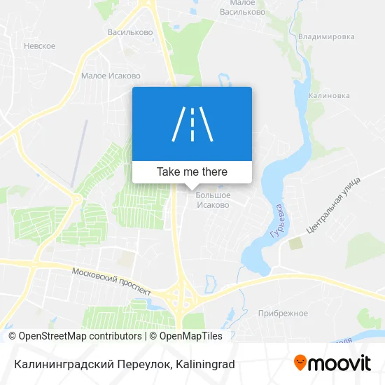 Калининградский Переулок map