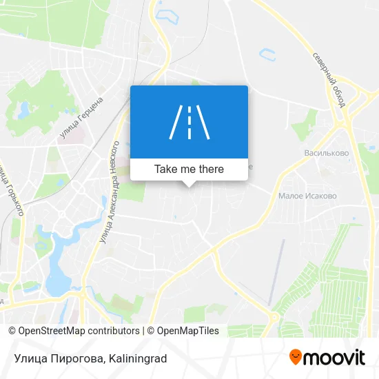 Улица Пирогова map