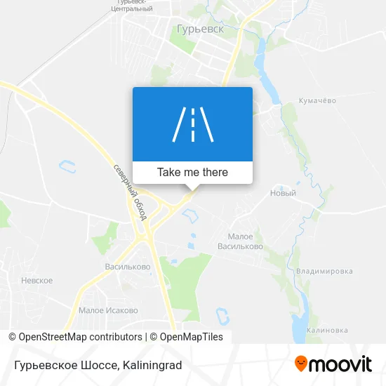 Гурьевское Шоссе map