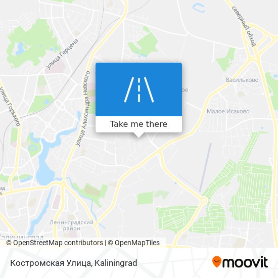 Костромская Улица map