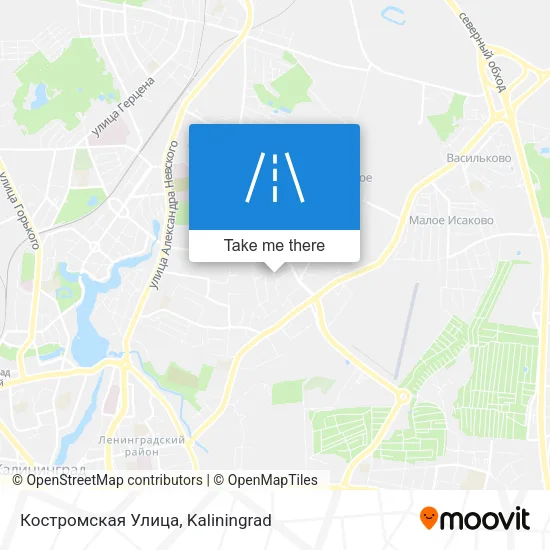 Костромская Улица map