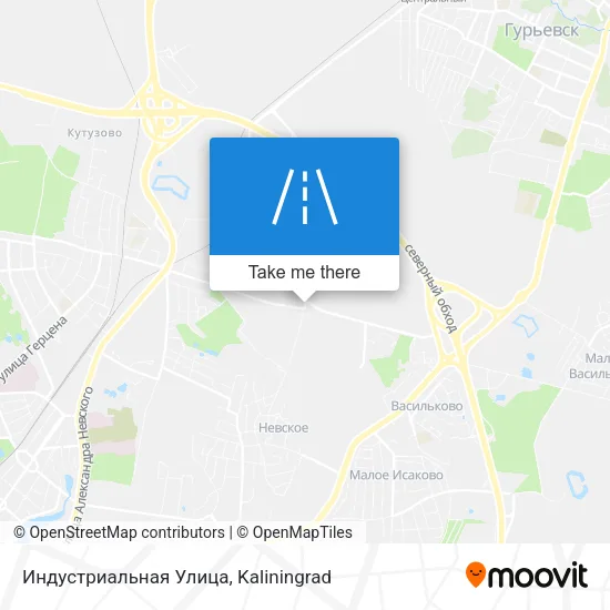 Индустриальная Улица map