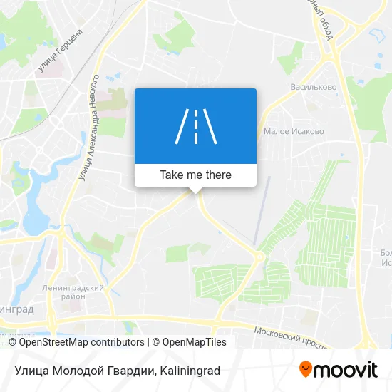 Улица Молодой Гвардии map