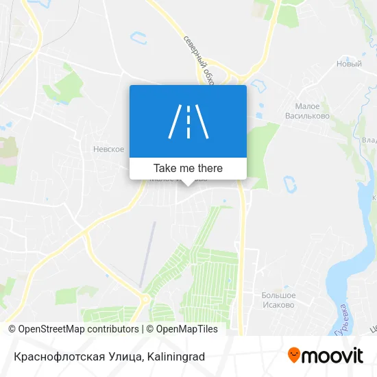 Краснофлотская Улица map