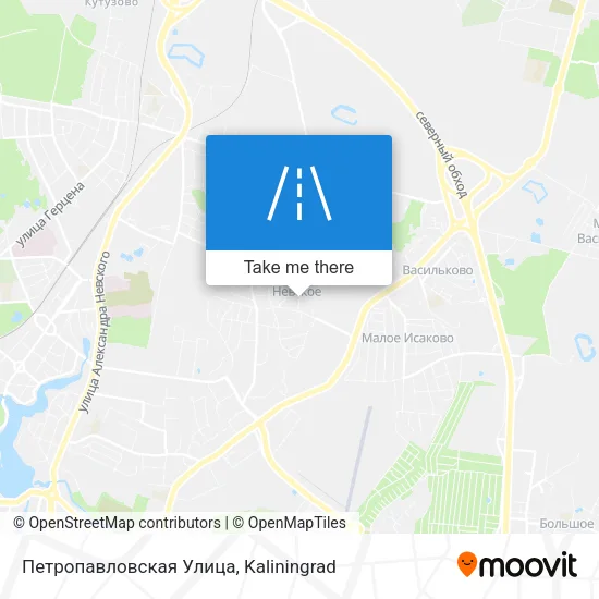 Петропавловская Улица map