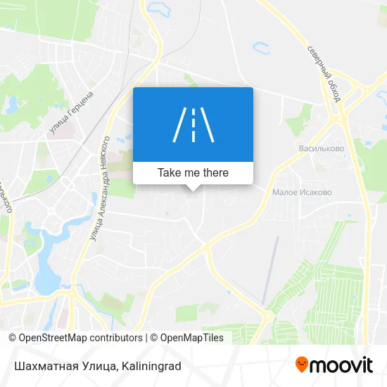 Шахматная Улица map