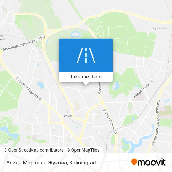 Улица Маршала Жукова map