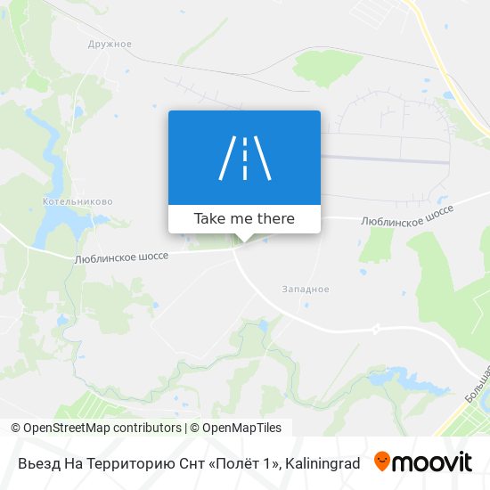 Вьезд На Территорию Снт «Полёт 1» map