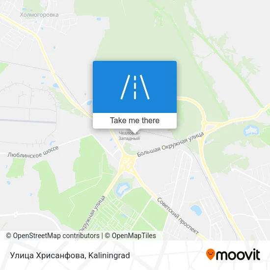 Улица Хрисанфова map