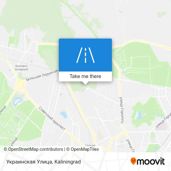 Украинская Улица map
