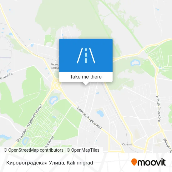Кировоградская Улица map