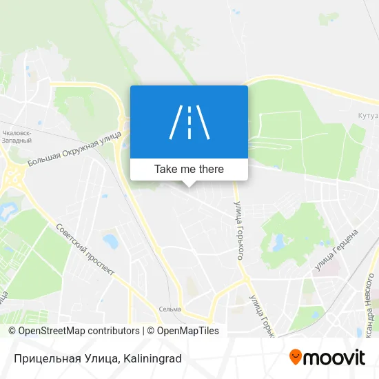 Прицельная Улица map
