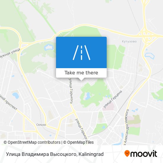 Улица Владимира Высоцкого map