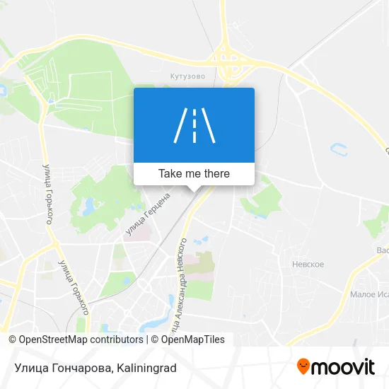 Улица Гончарова map