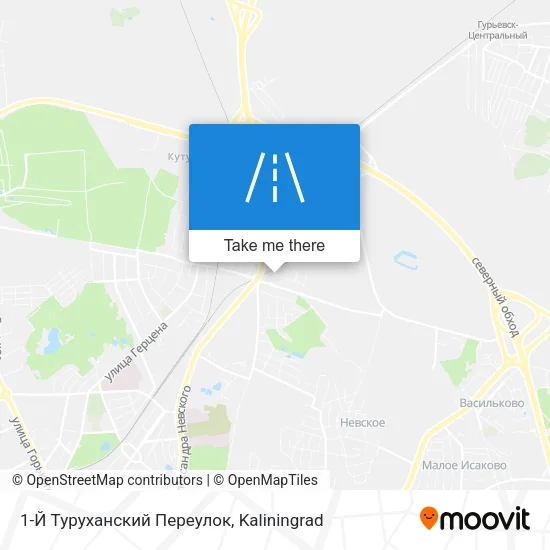 1-Й Туруханский Переулок map
