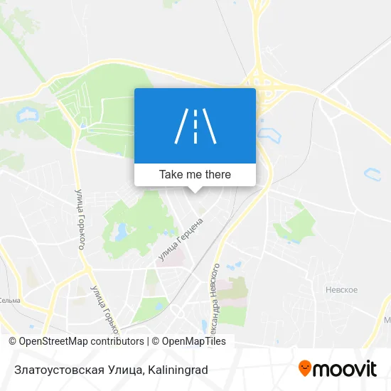 Златоустовская Улица map