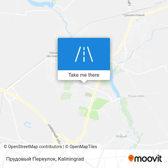 Прудовый Переулок map