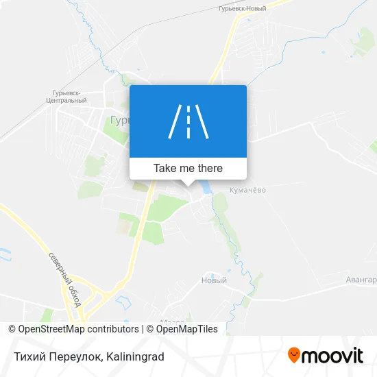 Тихий Переулок map
