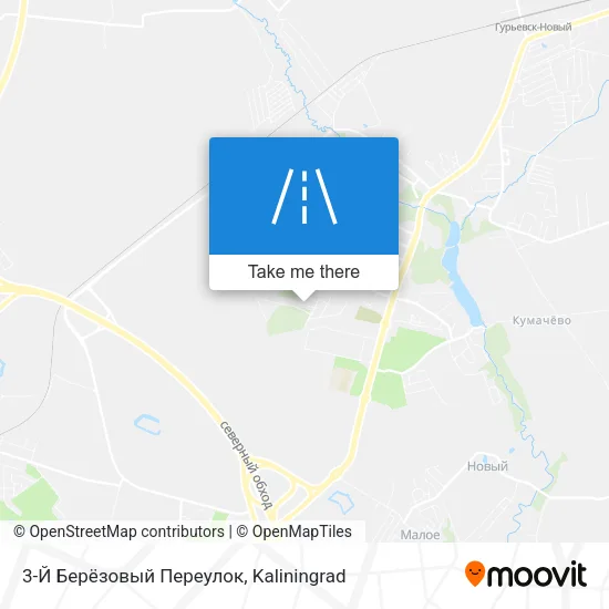 3-Й Берёзовый Переулок map