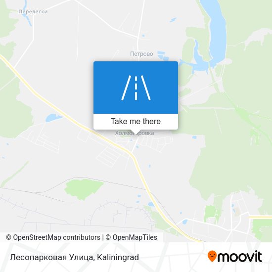 Лесопарковая Улица map