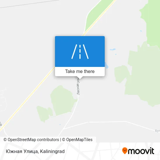 Южная Улица map
