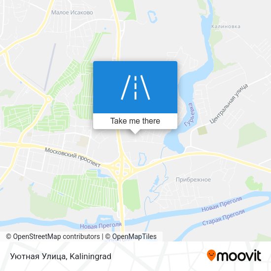 Уютная Улица map