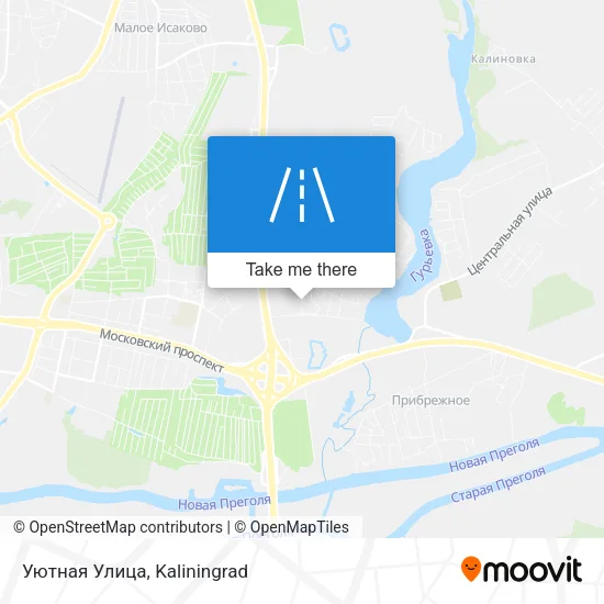 Уютная Улица map