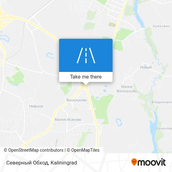 Северный Обход map