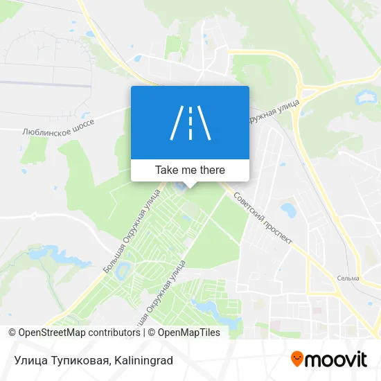 Улица Тупиковая map