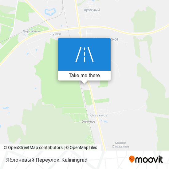 Яблоневый Переулок map