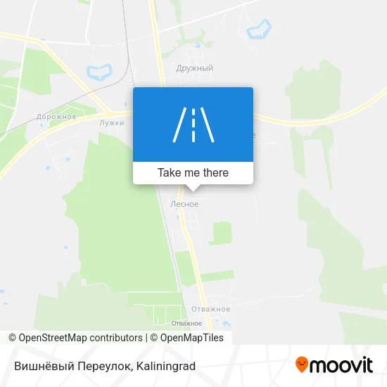 Вишнёвый Переулок map