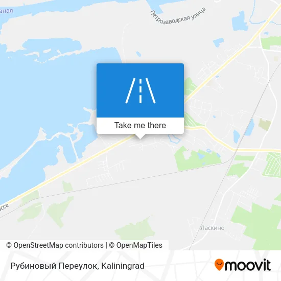 Рубиновый Переулок map