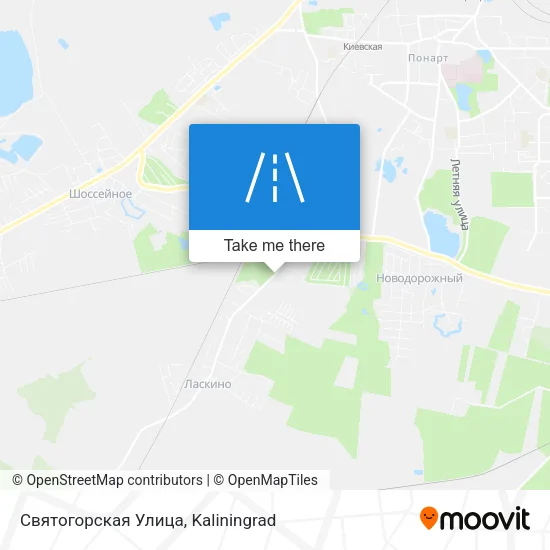 Святогорская Улица map