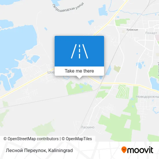 Лесной Переулок map