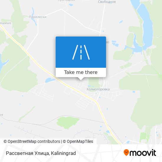 Рассветная Улица map